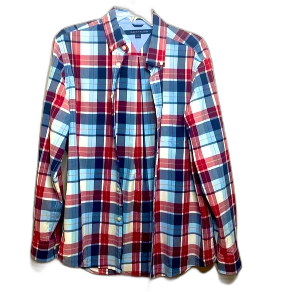 Tommy Hilfiger plaid button down